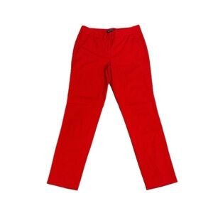 Vince Camuto Women’s Slim Straight Leg Ankle Pants in Red Sz 0P
